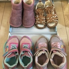＊決まりました＊ キッズシューズ、ブーツ、サンダル　4点セット