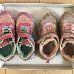 ＊決まりました＊ キッズシューズ、ブーツ、サンダル　4点セットの画像