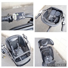 電動自転車 ブリヂストン 20インチ 6.6ah 子供乗せ アシスト 3人乗りの画像