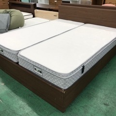 家具ならトレファク吉川店！！クイーンベッド ダークブラウン