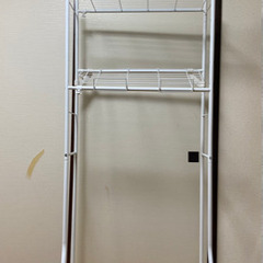洗濯機ラック＋洗濯カゴ2個