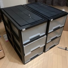 衣装ケース×2