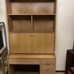 本棚一体型デスク