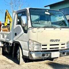 いすゞエルフ　BDG-NKR85AD　3t低床ダンプ　最大積載量...