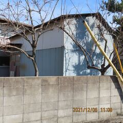 解体引き取り者決定しました。　建物だけ差し上げます　2間＊3間の鉄骨建物　東かがわ市　の画像