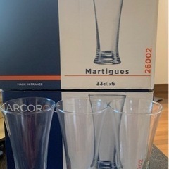 未使用　arcoroc  10個セット　グラス