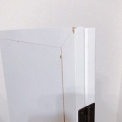 三面鏡　スタンドミラー(ホワイト)の画像