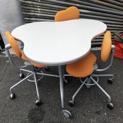 ■中古品 ITOKI イトーキ ミーティングテーブル チェアセット ◎