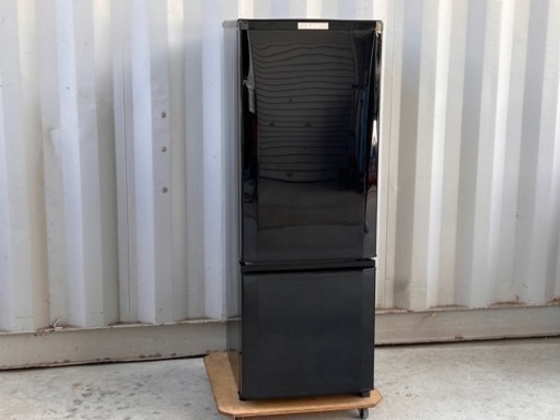 格安で！三菱◇冷蔵庫◇大きめ168L◇2018年製◇ブラック◇MR-P17C-B◇JF-0143