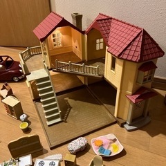 値下げ!!シルバニアファミリーあかりの灯る大きなお家