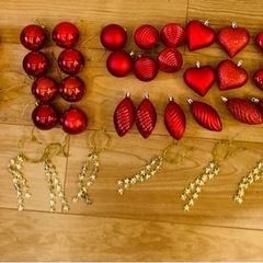 クリスマスオーナメント(全40個➕リボン🎀)の画像