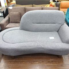 札幌 引き取り 2人掛け カウチソファ 変形デザイン グレー系