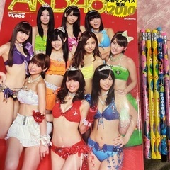 akb48総選挙2010年とスティッチの鉛筆5本