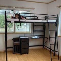 ロフトベッド【ほぼ未使用】