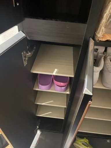 シューズラック 引越しの為明日まで