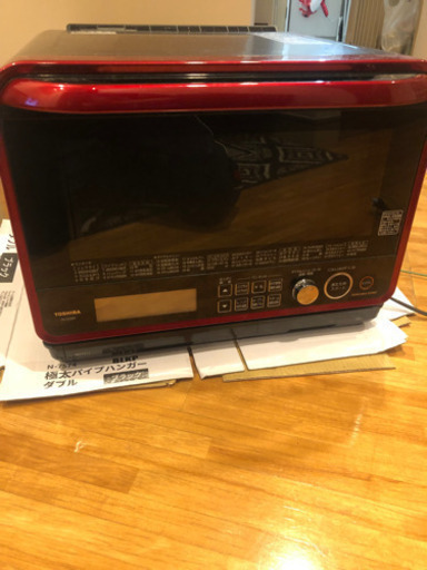 東芝☆ER-jz2000 過熱水蒸気オーブンレンジ☆グランレッド