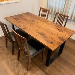（12/26まで）関家具　ダイニング・チェア４脚セット