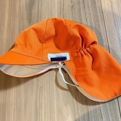 カラー帽子　オレンジ　800円の画像