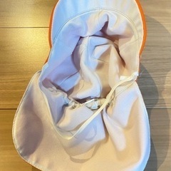 カラー帽子　オレンジ　800円の画像