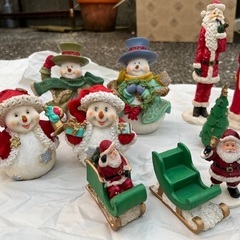 クリスマス置き物の画像