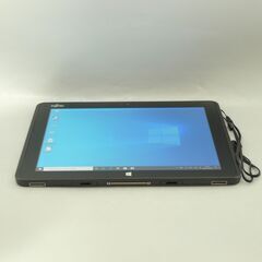 高速SSD タブレット 中古美品 10.1型 FUJITSU 富士通 Q506/ME Atom x5-Z8500 4GB 無線 Wi-Fi Bluetooth webカメラ Windows10 Officeの画像