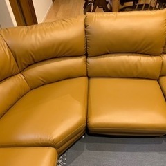L字ソファーの画像