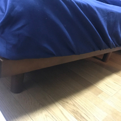 セミダブルベット　マットレスとベッドフレームの画像