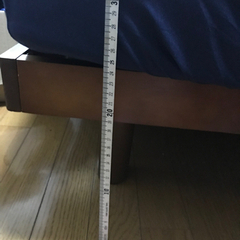 セミダブルベット　マットレスとベッドフレームの画像