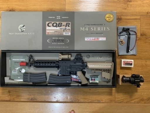 【超美品】CQB-R M4 SERIES/次世代電動ガン/オプション付き