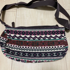 新品未使用　ノルマンディー柄　ショルダーバッグの画像