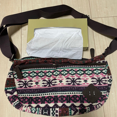 新品未使用　ノルマンディー柄　ショルダーバッグの画像