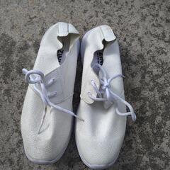 白のスニーカー約24cm程