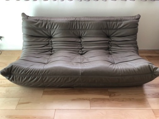 Ligne roset ３人がけソファー　本革