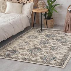 【ほぼ未使用】ペルシャ絨毯風　カーペット 　ラグマット 約130...