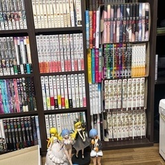 漫画まとめ売り、スライド本棚の画像