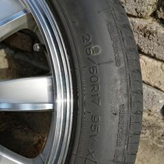 【取引終了】215/50R17 タイヤ、アルミ4本