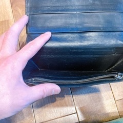 【中古】Bottega Veneta. 長財布　黒の画像