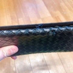【中古】Bottega Veneta. 長財布　黒の画像