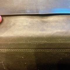 【中古】Bottega Veneta. 長財布　黒の画像