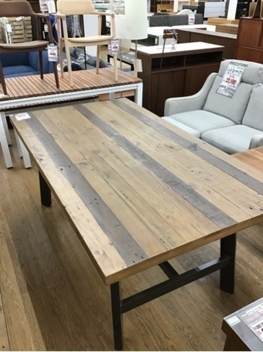 LK-26【ご来店頂ける方限定】カーサヒルズ　COASTAL オールドパインダイニングテーブル
