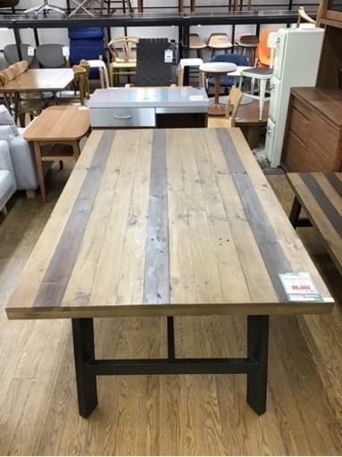 LK-26【ご来店頂ける方限定】カーサヒルズ　COASTAL オールドパインダイニングテーブル