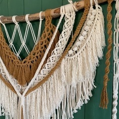 ★お値下げ中★ビッグサイズマクラメタペストリー　#1の画像