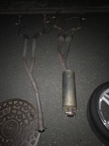18クラウン 中間ストレートマフラー