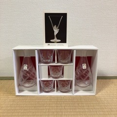 冷酒器セット　クリスタル和食器揃