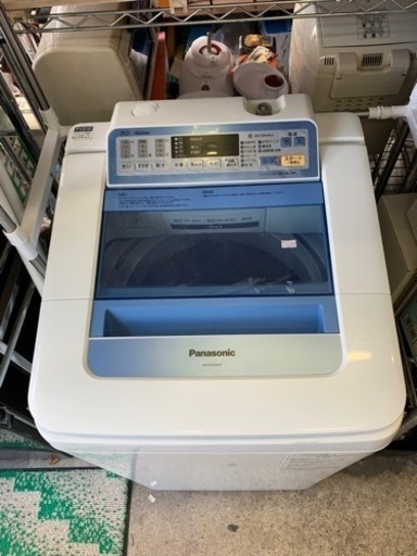 全自動洗濯機 縦型 7kg エコナビ Panasonic NA-FA70H2-A 自動おそうじ 節水