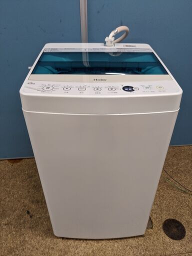 (売約済み)2019年製 ハイアール 全自動洗濯機　4.5kg　動作品　Haier　JW-C45A