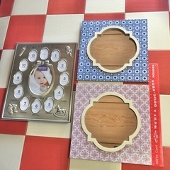 アメリカ雑貨　ウォールミラー　フォトスタンド　壁掛け鏡　インテリア雑貨