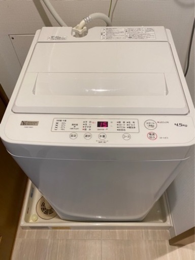 洗濯機　2021年式　4.5kg用
