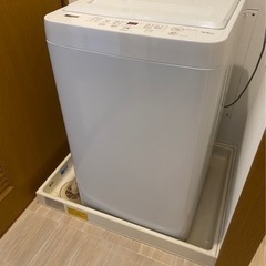 洗濯機　2021年式　4.5kg用の画像