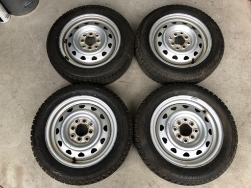 16年製‼️バリ山‼️ 155/65R14 ブリジストン ブリザック REVO-GZ 社外マルチ W2517 4本 軽自動車 スタッドレス